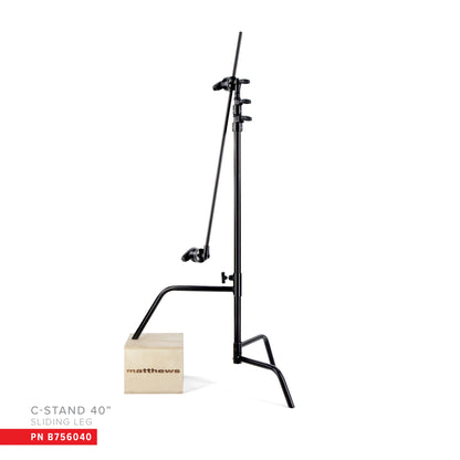 40" C-STAND W/SLIDING LEG, INCLUDES GRIP HEAD & ARM | MSE Matthews Grip - HD Source