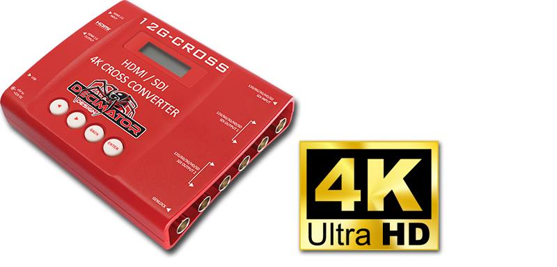 Decimator 12G-CROSS : 4K HDMI/SDI Cross Converter w/ Scaling & Frame Rate Conversion - NOW SHIPPING - HD Source